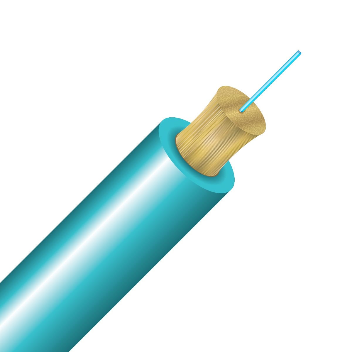 SSF™ Simplex OM3 Indoor Riser - Bulk per Ft.